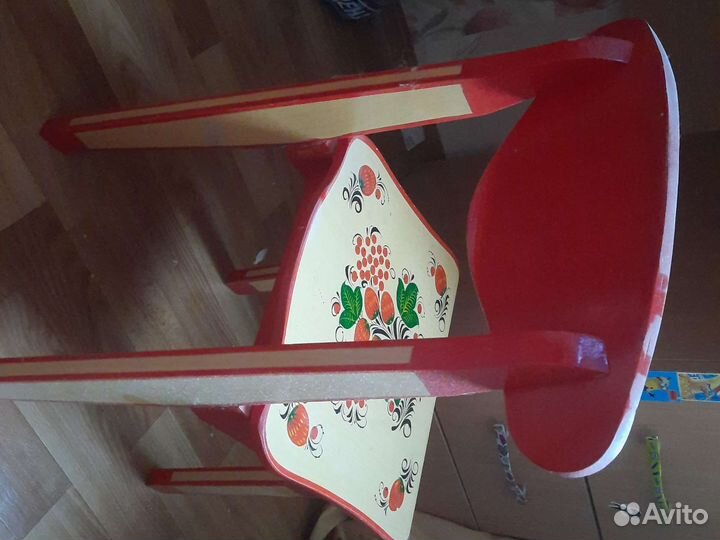 Стул детский расписной