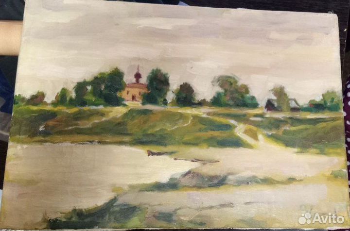 Картина маслом на холсте СССР Кетов А.Д