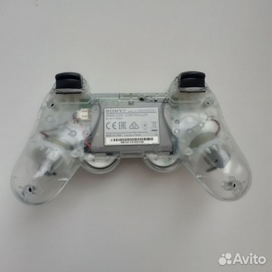 Прозрачный джойстик ps3 (оригинальный)