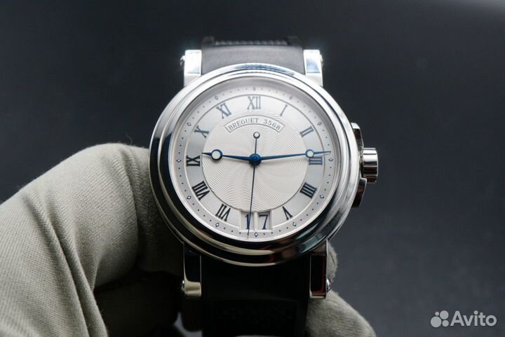 Breguet Marine Big Date 39mm Silver Dial 5817st/12