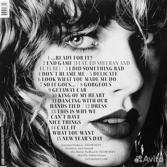 Винил Taylor Swift - Reputation Picture Disc 2 LP