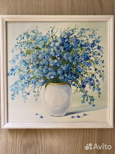 Картина. Незабудки