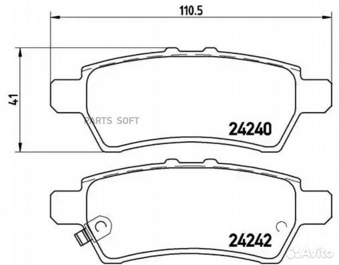 Brembo P56060 P56060 1188 01FDB1882 44060EB325 кол