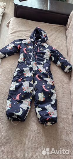 Детский зимний комбинезон на девочку