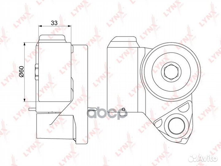 Натяжитель ремня грм toyota 3S-GE 98- altezza gita