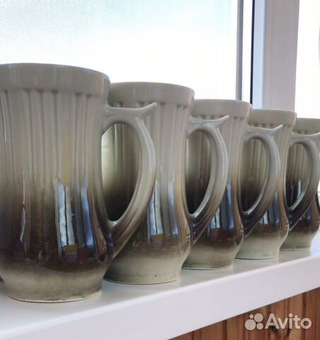 Кружки пивные(5шт) керама