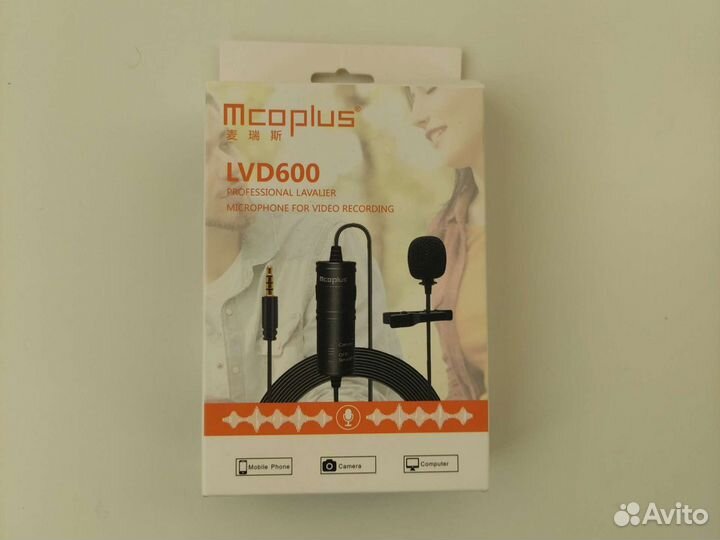 Новый петличный микрофон Mcoplus LVD600
