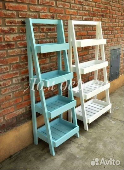 Стелаж деревянный подд фрукты овощи растения