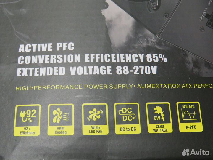 Блок питания 500W Модульный 80 plus bronze Новый