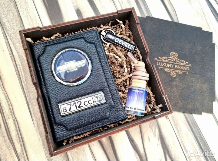 Обложка для автодокументов с лого и номером