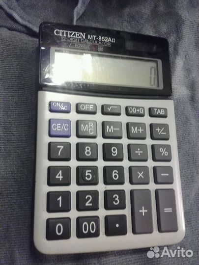Калькулятор Citizen MT 852 a и Детектор валют