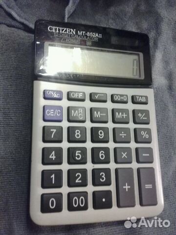 Калькулятор Citizen MT 852 a и Детектор валют