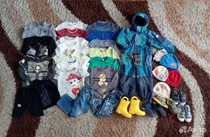 Огромный пакет reima, h&m 98-104