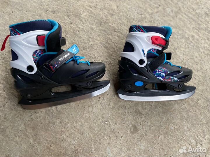 Коньки детские хоккейные nordway раздвижные