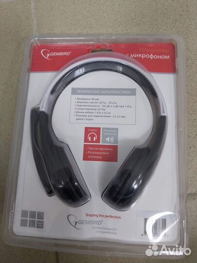 Наушники с микрофоном Gembird MHS-290, MHS-901