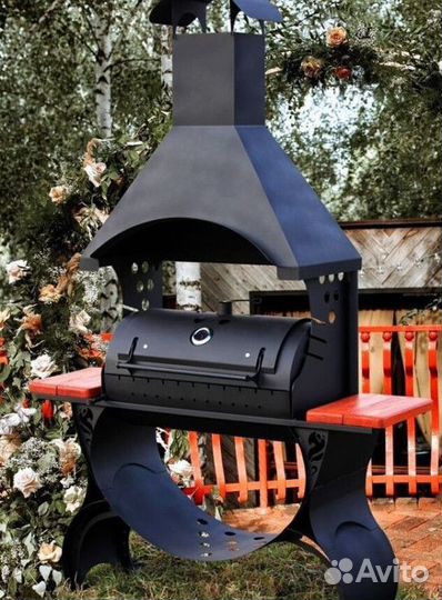 Мангал коптильня