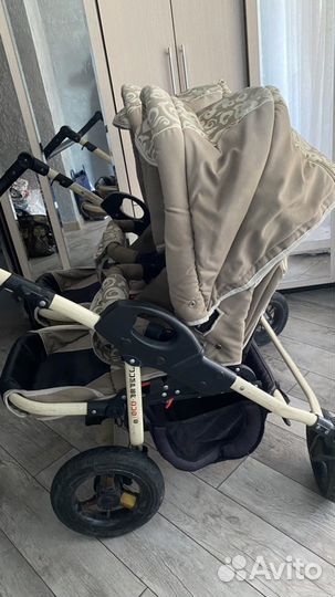 Коляска для двойни погодок