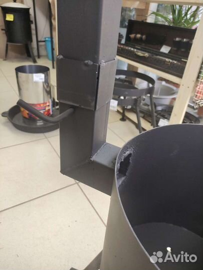 Казан с печью и шумовкой