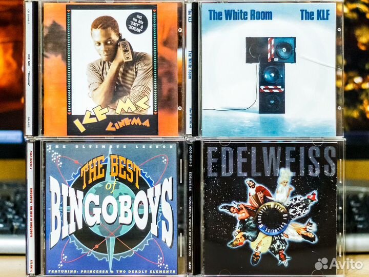 CD Диски Ice MC, The KLF, Bingo Boys, Edelweiss