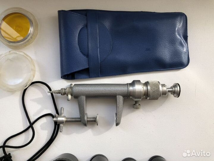 Фотокассеты, струбцина, фильтры, экспонометры