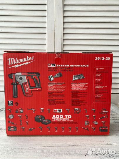 Перфоратор milwaukee m18 2612-20