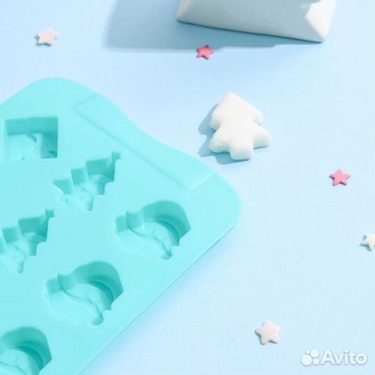Форма силиконовая для льда и кондитерских украшени