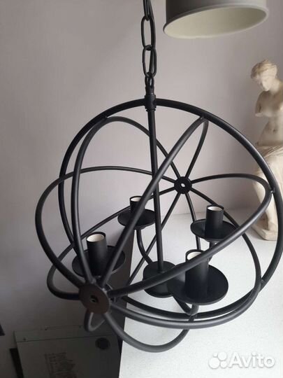 Светильник подвесной люстра лофт