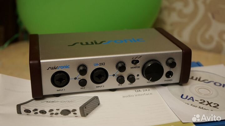 Звуковая карта внешняя usb Swissonic UA-2X2