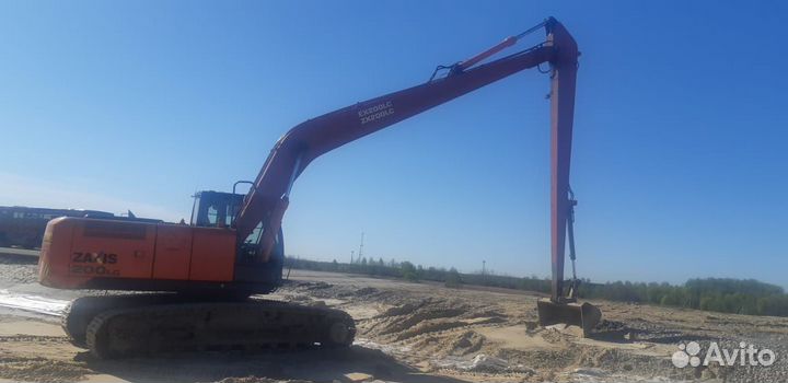 Аренда длиннорукого экскаватора Zaxis 200LC