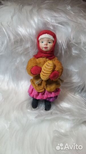 Ватные елочные игрушки