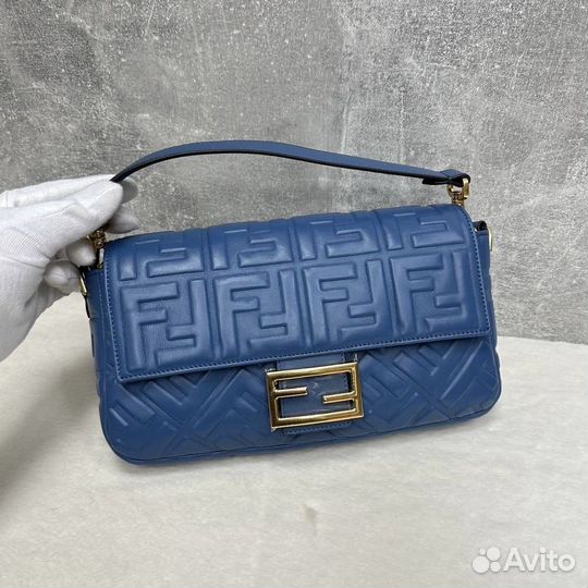 Сумка Fendi Baguette синяя
