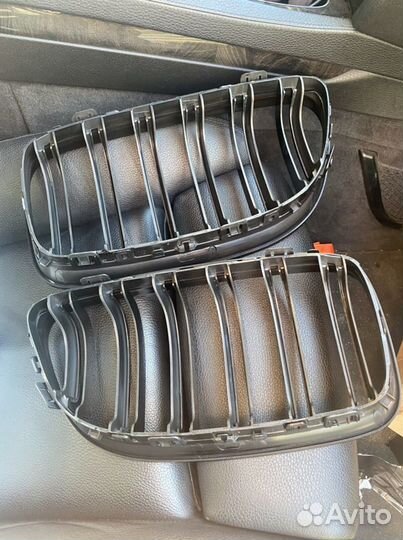 Bmw e90 ноздри решетки радиатора двойные lci рест