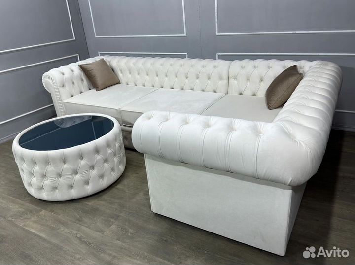 Диван Честер угловой раскладной