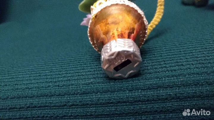 Ёлочные игрушки на прищепке, звезда электрическая