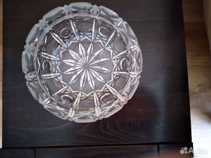 Хрустальная пепельница. СССР