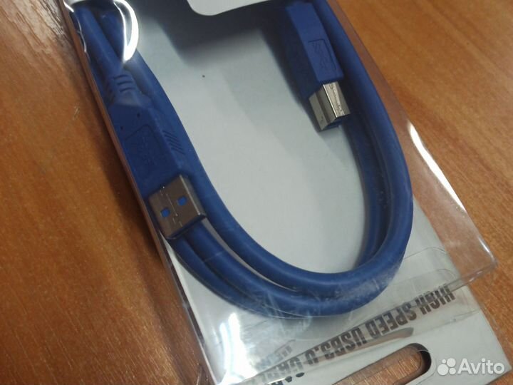 Кабель USB 3.0; USB-A - USB-B