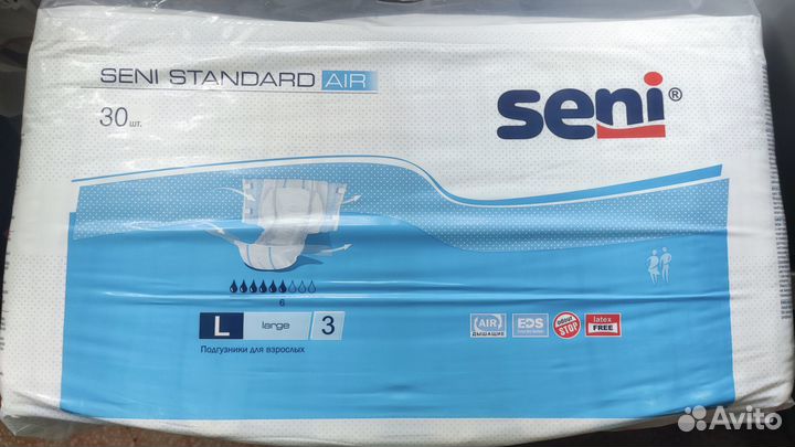 Seni standart AIR Large(3) Подгузники для взрослых