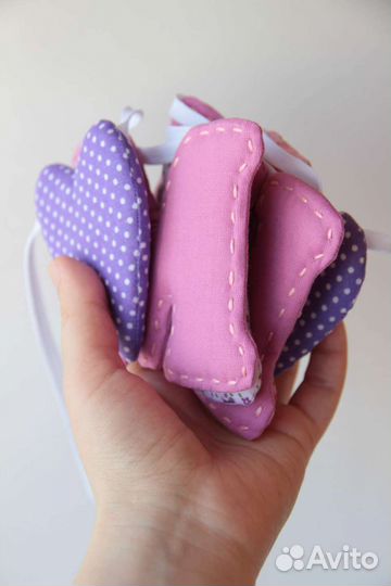 Гирлянда - растяжка имя (буквы декор для детской)