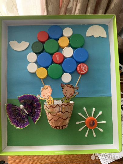 Поделка в сад/школу из вторсырья