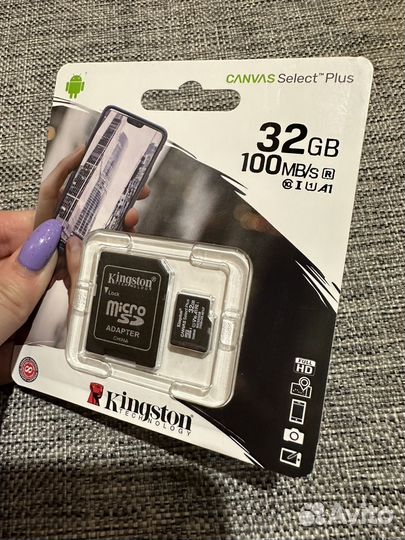 Карта памяти MicroSD 32 gb