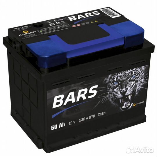 Акб Барс 60 Ah бесплатная доставка / установка