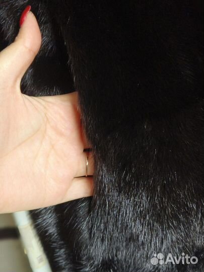 Шуба норковая 46 48 бу черная