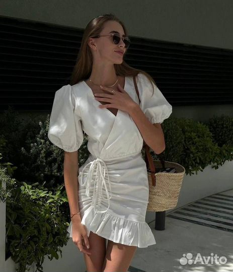 Хлопковое платье женское