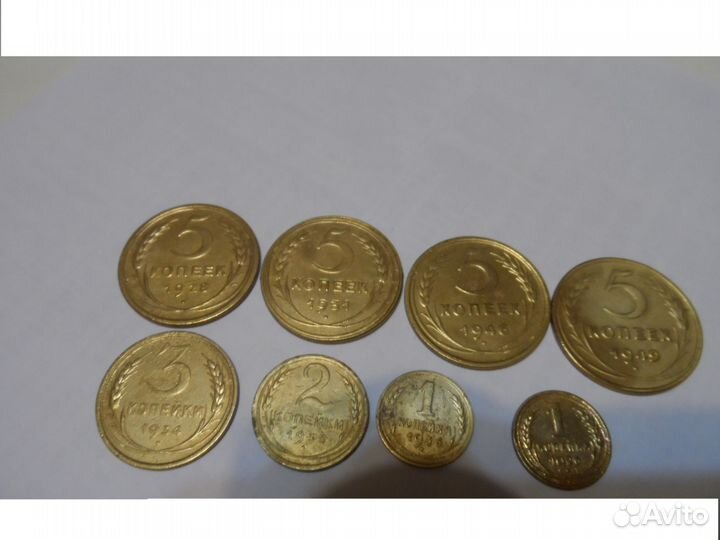 Монеты СССР с 1923 года и молодой России, листы