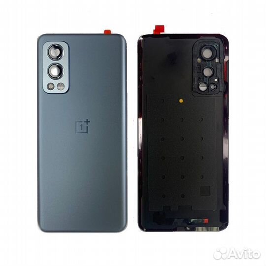 Задняя крышка для OnePlus Nord 2 серая (Gray Sierr