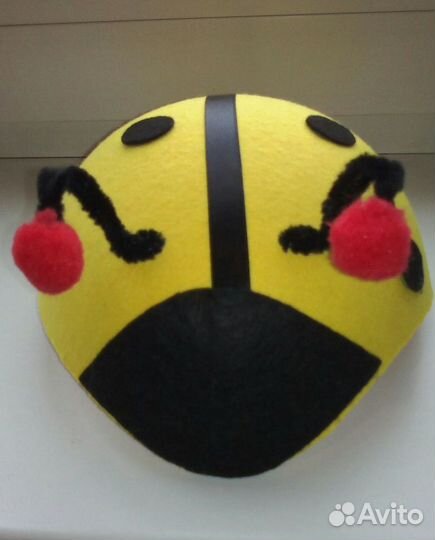 Карнавальная шапочка Божья коровка