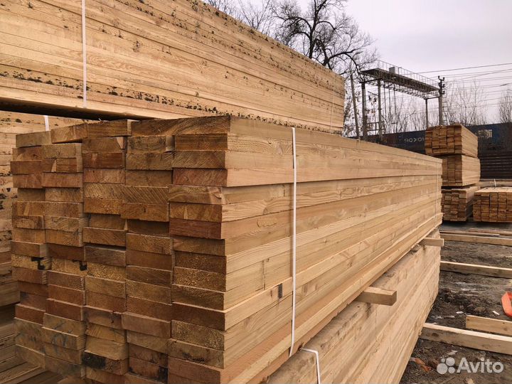 Доски лиственницы 20x150 мм, камерной сушки, готов