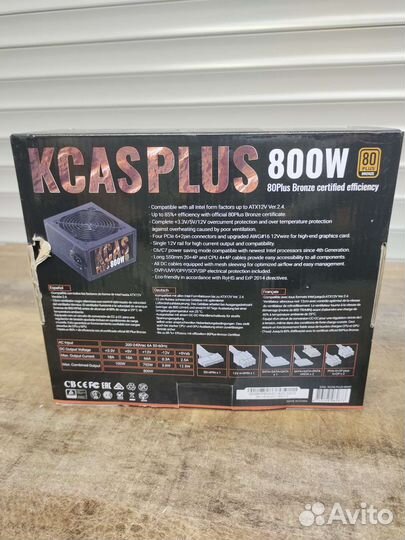 Блок питания Aerocool kcasplus 800W