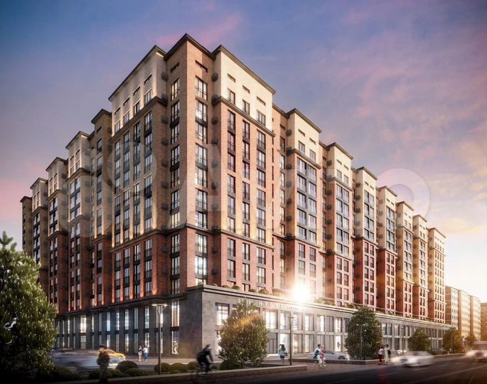 2-к. квартира, 53,6 м², 7/12 эт.