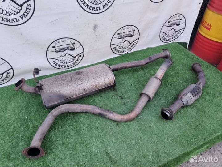 Глушитель в сборе Toyota Land Cruiser Prado KZJ95